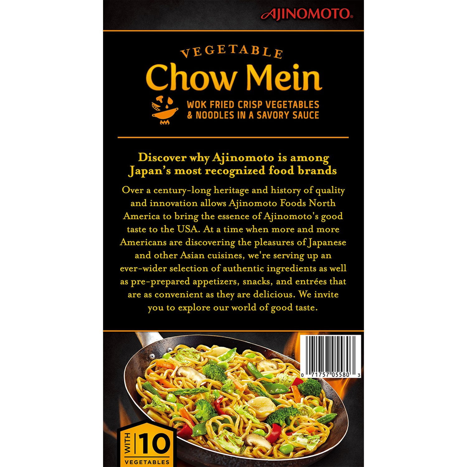 Ajinomoto Vegetable Chow Mein, Frozen 9 oz., 6 pk. - Samsclub.com