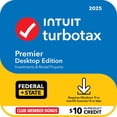 thumbnail image 1 of TurboTax Desktop Premier 2025 Email Delivery, Federal & State Returns + Federal E-file + $10 In-Product Credit  (Win 11, Mac 14), 1 of 7