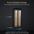 thumbnail image 8 of Lanbo 32 Inch Dual Door Wine Cooler, 8 of 8