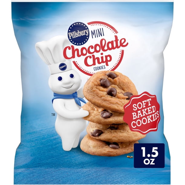 Pillsbury Soft Baked Mini Chocolate Chip Cookies, 1.5 oz., 28 pk