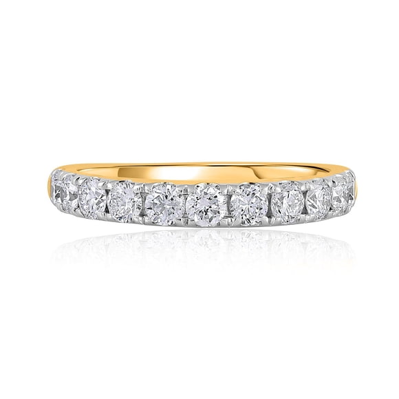Lab Created Round Cut Diamond Band