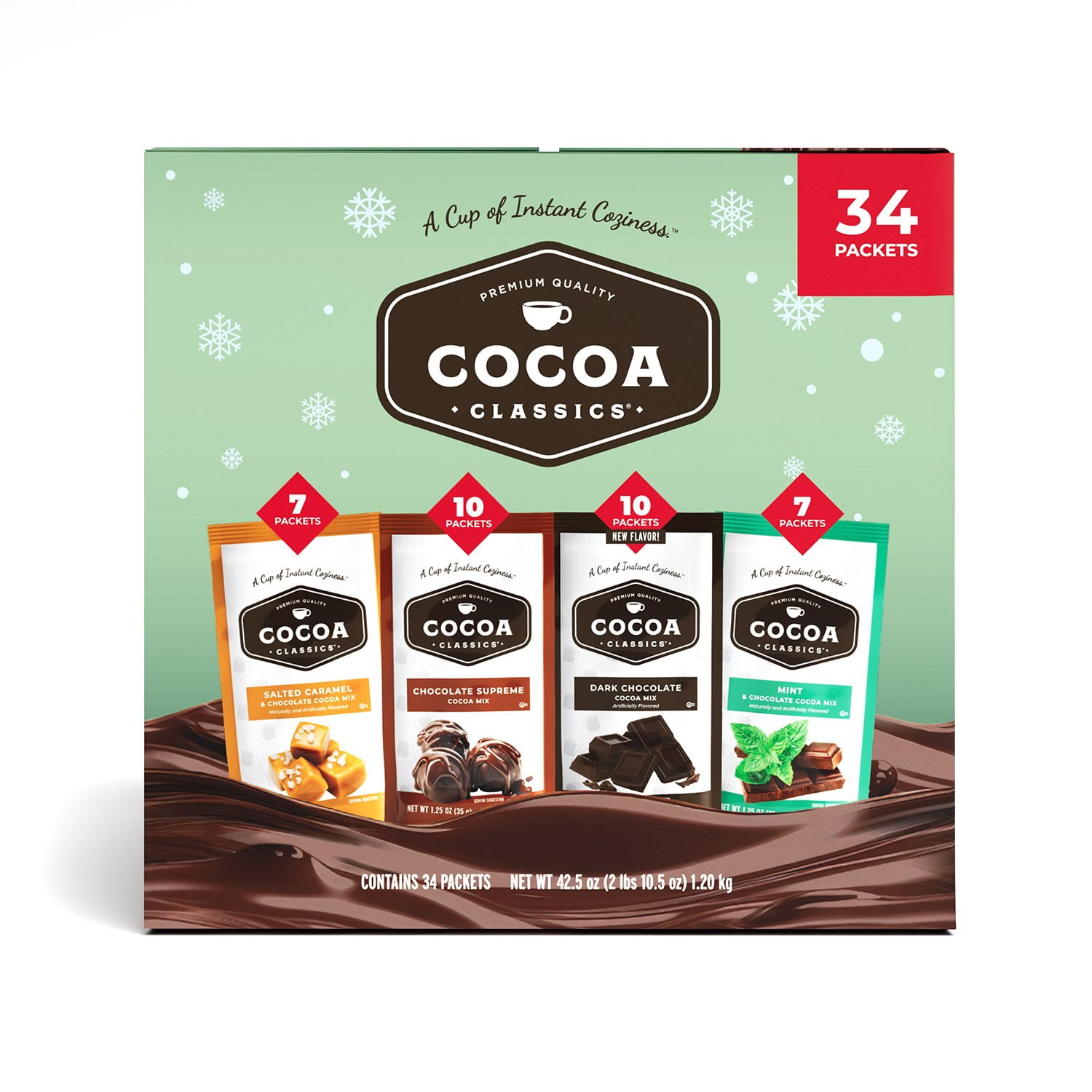 Cocoa Classics Hot Cocoa Mix, Variety Pack, 34 pk. - Samsclub.com