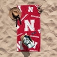 thumbnail image 2 of Logo Brands Nebraska Cornhuskers 38"x72" Beach Towel, 2 of 6