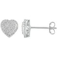 thumbnail image 2 of 0.50 CT. T.W. Diamond Heart Stud Earring & Pendant Necklace Set in 14K Gold, 2 of 3