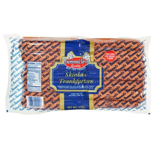 Hummel Bros. Skinless Frankfurters - 5 lbs.