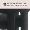 thumbnail image 3 of Mila Boucle Fabric Dining Chair, 3 of 10