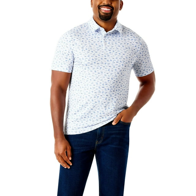 Member's Mark Men's Pattern Performance Polo
