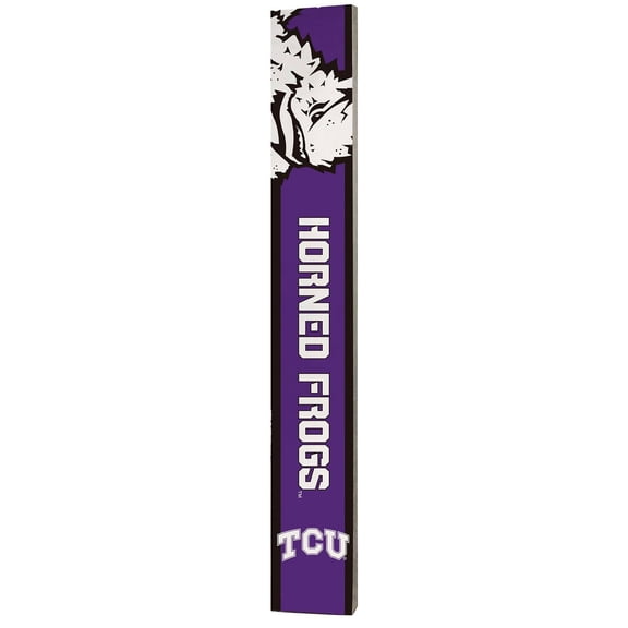 NCAA 8" x 60" Reversible Porch Greeter Sign
