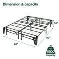 thumbnail image 10 of ZINUS Night Therapy 12” Cooling Memory Foam Mattress Set with Antimicrobial Cover, 10 of 13