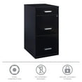 thumbnail image 20 of Hirsh 3-Drawer Letter Width Vertical File Cabinet with Pencil Drawer, Black, 20 of 21