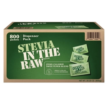 Stevia In The Raw Plant-Based Zero Calorie Sweetener Packets, 800 ct.