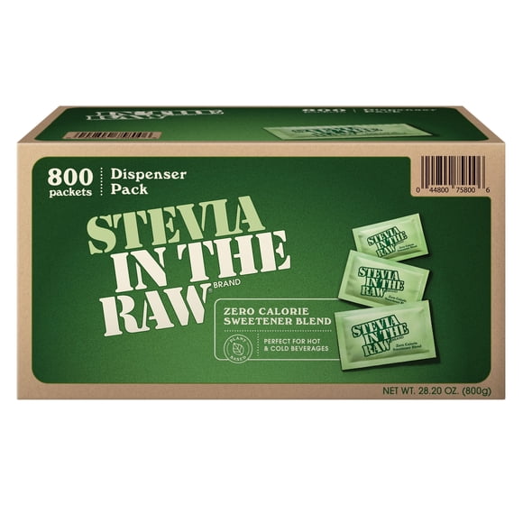 Stevia In The Raw Plant-Based Zero Calorie Sweetener Packets, 800 ct.