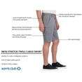 thumbnail image 3 of IRON Clothing Men's Flex Comfort Waistband Stretch Cotton Cargo Short, 3 of 7