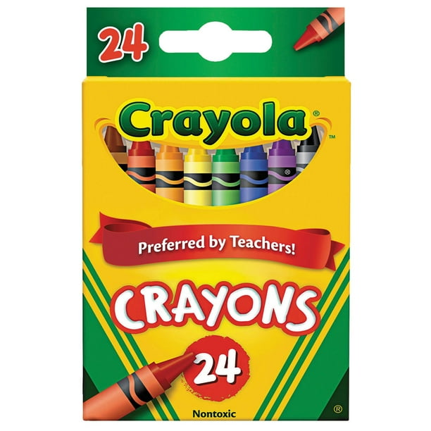 美品 箱付き コロンバス SAMSON サムソン 桜マーブルカラー Crayola Classic Color Crayons, 24 Colors, Peggable Retail Pack