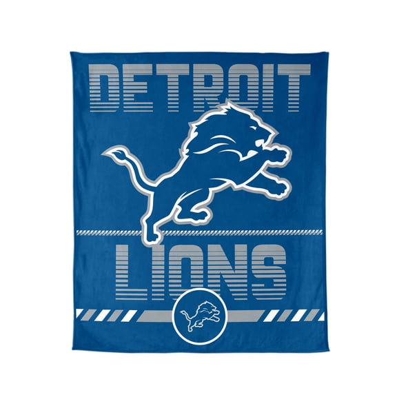 Logo Brands Detroit Lions 60"x70" Super Plush Blanket