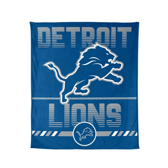Logo Brands Detroit Lions 60"x70" Super Plush Blanket