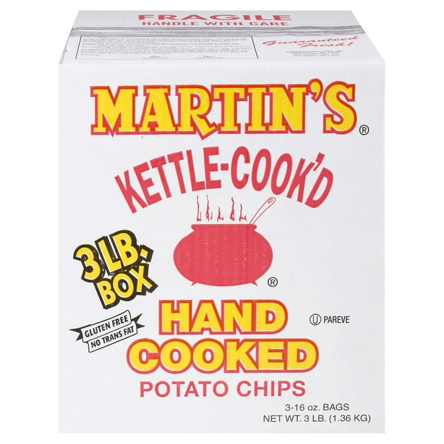 Martin's Kettle-Cook'd Potato Chips, 3 lbs.