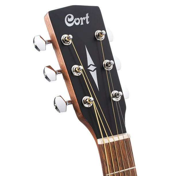Cort AD810OP-A Standard Series Dreadnought Acoustic Guitar, Open