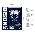 thumbnail image 3 of Logo Brands Howard Bison 60"x70" Super Plush Blanket, 3 of 6