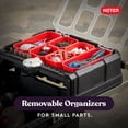 thumbnail image 9 of Heavy-Duty Keter Masterloader Rolling ToolBox + 18in Cantilever Organizer / Telescoping Handle, 9 of 19