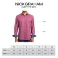 thumbnail image 8 of Nick Graham Men's Performance Long Sleeve Woven Sport Shirt, 8 of 8