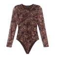 thumbnail image 10 of Edited by Maren Morris Women's Long Sleeve Bodysuit, 10 of 10