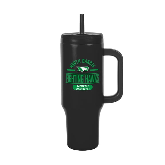 Logo Brands North Dakota Fighting Hawks Stainless Steel Leakproof Tumbler