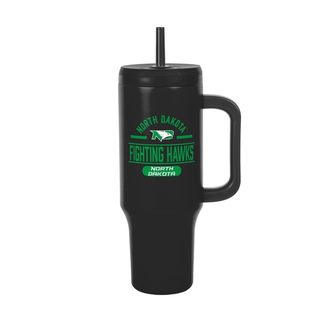 Logo Brands North Dakota Fighting Hawks Stainless Steel Leakproof Tumbler