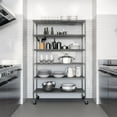thumbnail image 11 of Member's Mark 6-Tier NSF Heavy Duty Wire Shelving, 47.75" W x 18" D x 75.5" H, 11 of 20