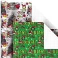 thumbnail image 6 of Hallmark 250 Sq. Ft. Dr. Seuss Grinch Wrapping Paper Rolls, 4-Pack, 6 of 7