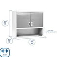 thumbnail image 2 of Seville Classics UltraHD Wall Cabinet with Open Shelf, 2 of 8