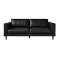 thumbnail image 2 of Society Den Hanson Leather Sofa, Assorted Colors, 2 of 8