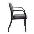 thumbnail image 4 of BOSS Office Antimicrobial Vinyl Steel Frame Guest Arm Chair, 4 of 6