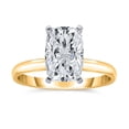 thumbnail image 1 of Lab Created Elongated Cushion Cut Diamond Ring in 18K Gold, 1 of 5