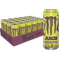 thumbnail image 1 of Monster Energy Juice, Voodoo Grape, Juice + Energy Drink, 16 fl. oz., 24 pk., 1 of 3