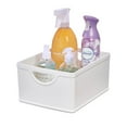 thumbnail image 8 of iDesign Set of 2 White Stacking BPA-Free Organization Bins, 5" H x 8" W x 10" D, 8 of 11