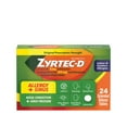 thumbnail image 1 of Zyrtec-D 12Hr Allergy Relief & Nasal Decongestant Tablets, 24 ct., 1 of 9