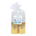 thumbnail image 5 of Tableluxe Premium Disposable Gold Rimmed Clear Plastic Tumbler, 16 fl. oz., 48 ct., 5 of 7