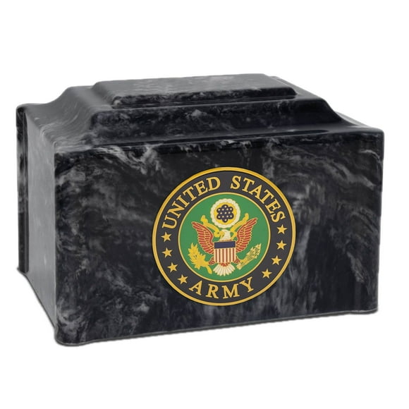 Titan Casket Military Marble Cremation Urn