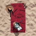 thumbnail image 2 of Logo Brands Arkansas Razorbacks 38"x72" Beach Towel, 2 of 6