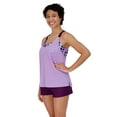 thumbnail image 4 of ZeroXposur Women’s 2-Piece Wide Strap 2For Tankini Set, 4 of 8