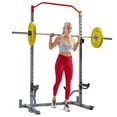 thumbnail image 1 of Sunny Health & Fitness PowerVersa Series All-In-One Strength Training Squat Rack & Bench Power Cage, 1 of 12