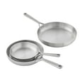 thumbnail image 1 of Member's Mark 3-Piece Modern Tri-ply Fry Pan Set, 1 of 5