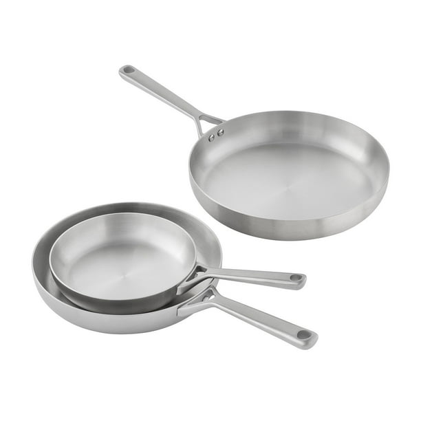 Member's Mark 3-Piece Modern Tri-ply Fry Pan Set - Samsclub.com