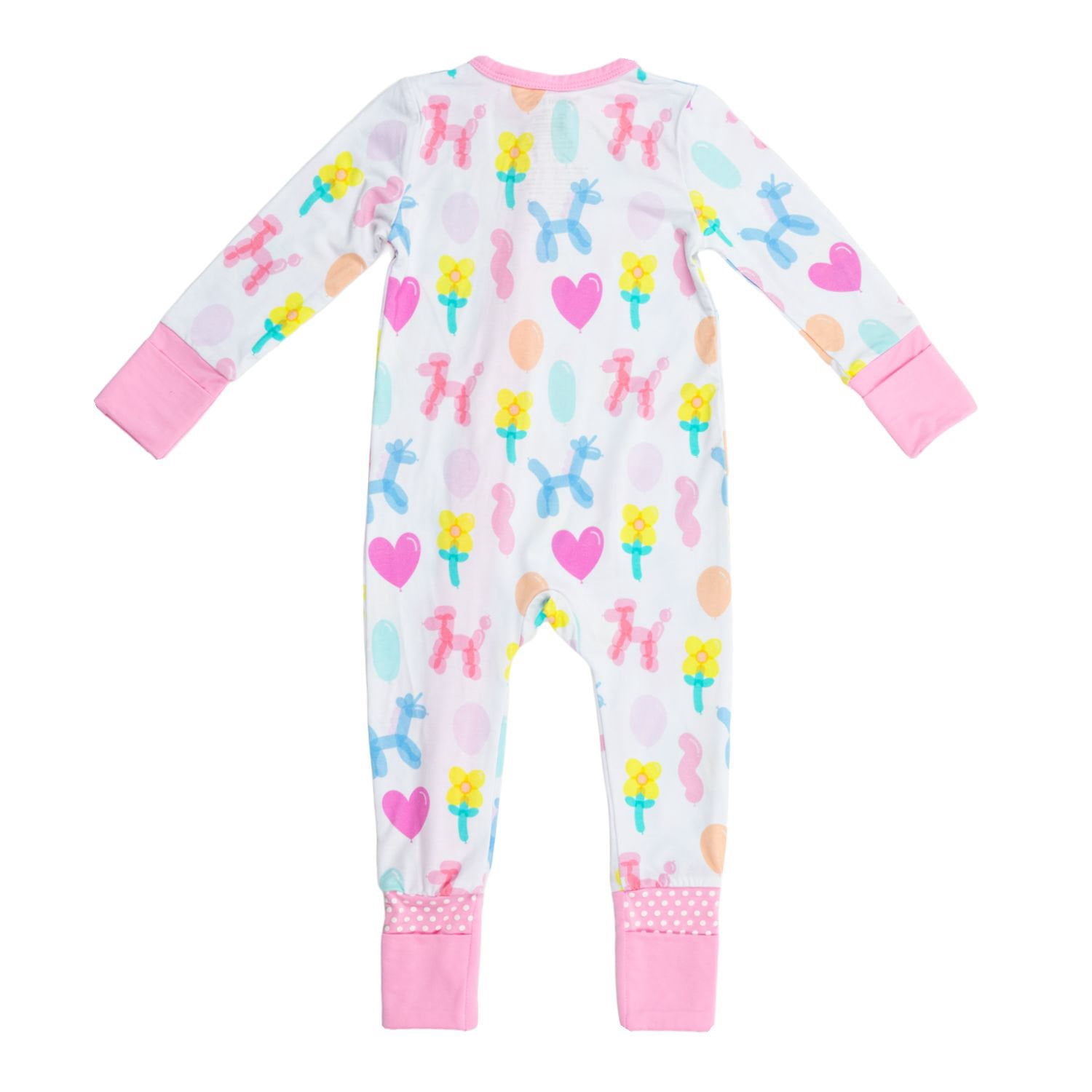 Angel Dear Baby Girls Convertible Zipper Romper - Samsclub.com