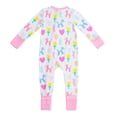 thumbnail image 2 of Angel Dear Baby Girls Convertible Zipper Romper, 2 of 4