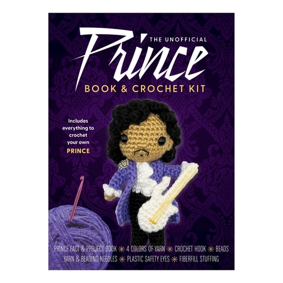 The Unofficial Prince Book and Crochet Kit by Kati Gálusz, Kit