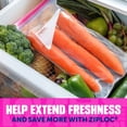 thumbnail image 5 of Ziploc Brand Pantry Organization Tall and 2-Gallon Storage Bags Variety Pack, Seal Top Closure, 44 ct., 5 of 7