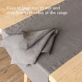 thumbnail image 3 of Over&Back Washed Linen Table Runner, 3 of 6