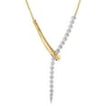 thumbnail image 8 of 1.00 CT. T.W. Diamond Pendant Necklace in 14K Two-Tone Gold, 8 of 9